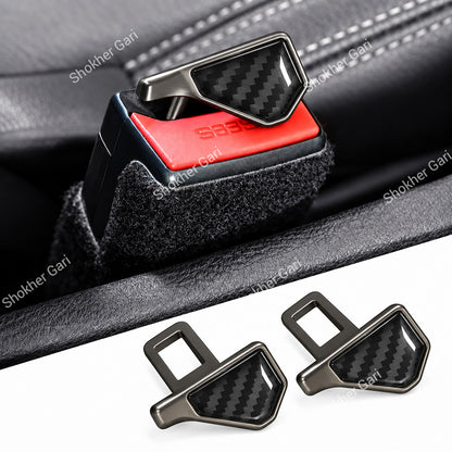 Car Premium Metal Seat Belt Buckle Clip with Sport Style Decorative Design