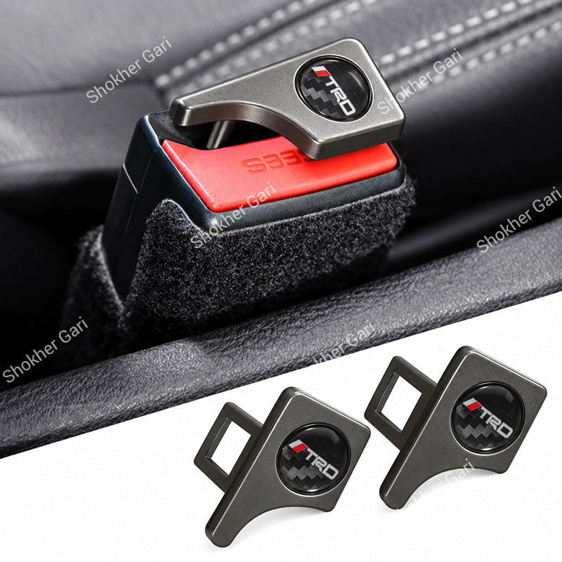 Car Premium Metal Seat Belt Buckle Clip with Sport Style Decorative Design