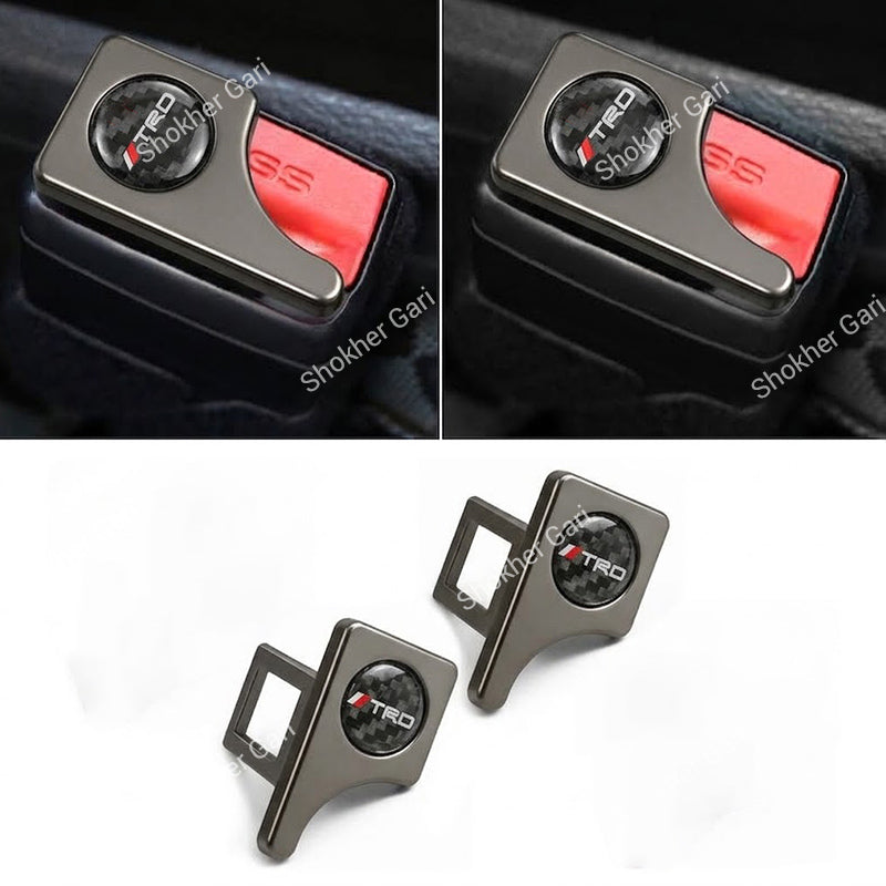 Car Premium Metal Seat Belt Buckle Clip with Sport Style Decorative Design