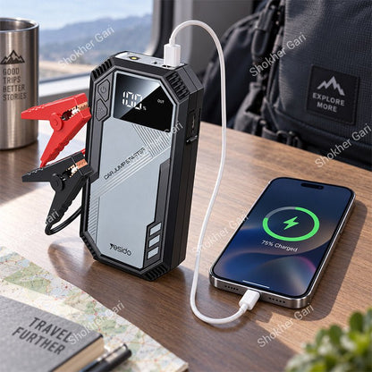 Car Yesido VC11 Portable Emergency Jump Starter with Power Bank Digital Display and LED SOS Light