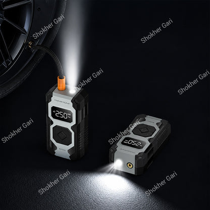 Car Yesido VC12 150PSI Cordless Tire Inflator with 7800mAh Battery Digital Display and LED Light
