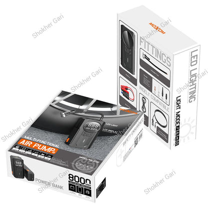 MOXOM MX-AC02 8000mAh Portable Car Air Pump with Jump Starter & Power Bank