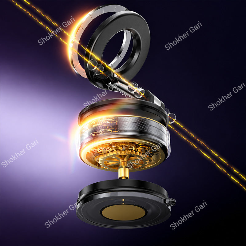 Car C228 Vacuum Suction Magnetic Phone Mount with Foldable 360° Adjustable Design