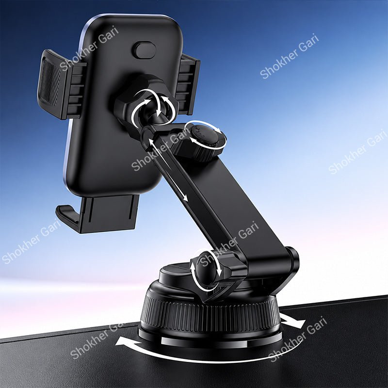 Car Yesido C278 360° Rotating Suction Cup Phone Holder with Adjustable Telescopic Arm