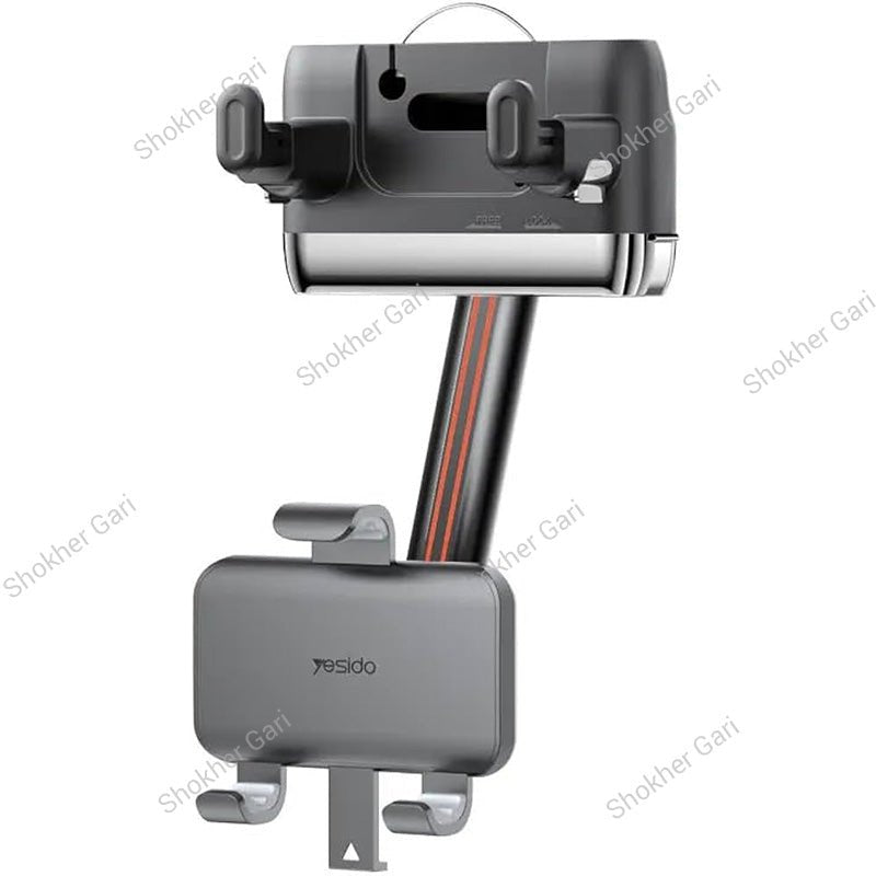 Car Yesido C265 Rearview Mirror Phone Holder with 720° Rotation and Adjustable Extendable Arm