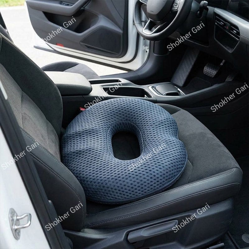 Car Comfort Under Seat Cushion with Center Hole Ergonomic Design