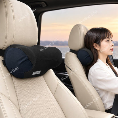 Car Neck Support Pillow with Ergonomic Headrest Cushion for Comfortable Long Distance Driving