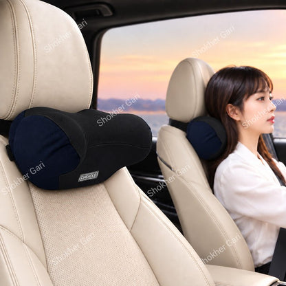 Car Neck Support Pillow with Ergonomic Headrest Cushion for Comfortable Long Distance Driving