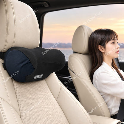 Car Neck Support Pillow with Ergonomic Headrest Cushion for Comfortable Long Distance Driving