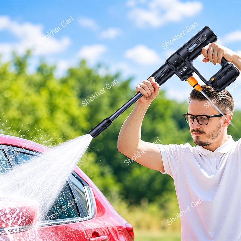 Car Yesido VC18 Cordless High Pressure Washer with Rechargeable Battery and Adjustable Spray Nozzle
