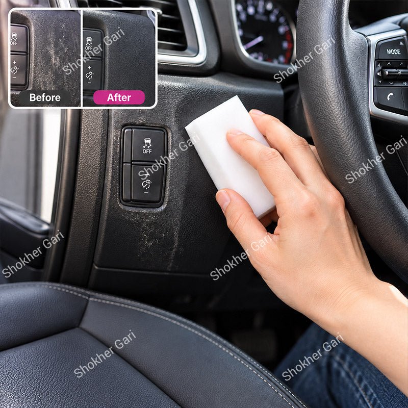Car Premium Magic Eraser Cleaning Sponge for Home, Office, Kitchen and Bathroom Use