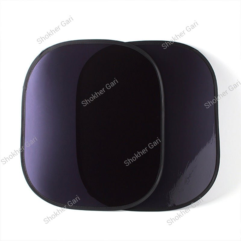 Car Sticky Type Window Sun Shade Screen for Heat, Sunlight and Glare Protection 2pcs set