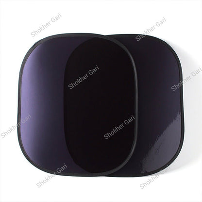 Car Sticky Type Window Sun Shade Screen for Heat, Sunlight and Glare Protection 2pcs set