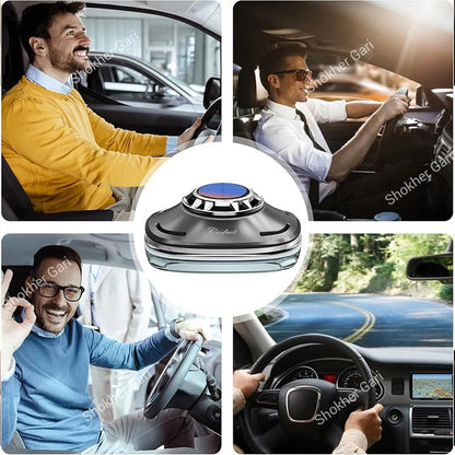 Car  Dashboard Solar Air Freshener with Hidden Parking Number Display