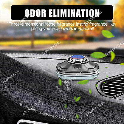 Car  Dashboard Solar Air Freshener with Hidden Parking Number Display