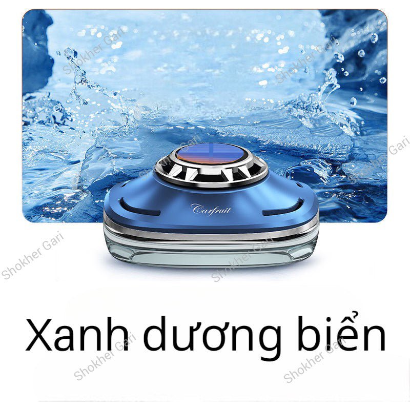 Car  Dashboard Solar Air Freshener with Hidden Parking Number Display