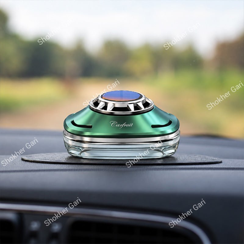 Car  Dashboard Solar Air Freshener with Hidden Parking Number Display