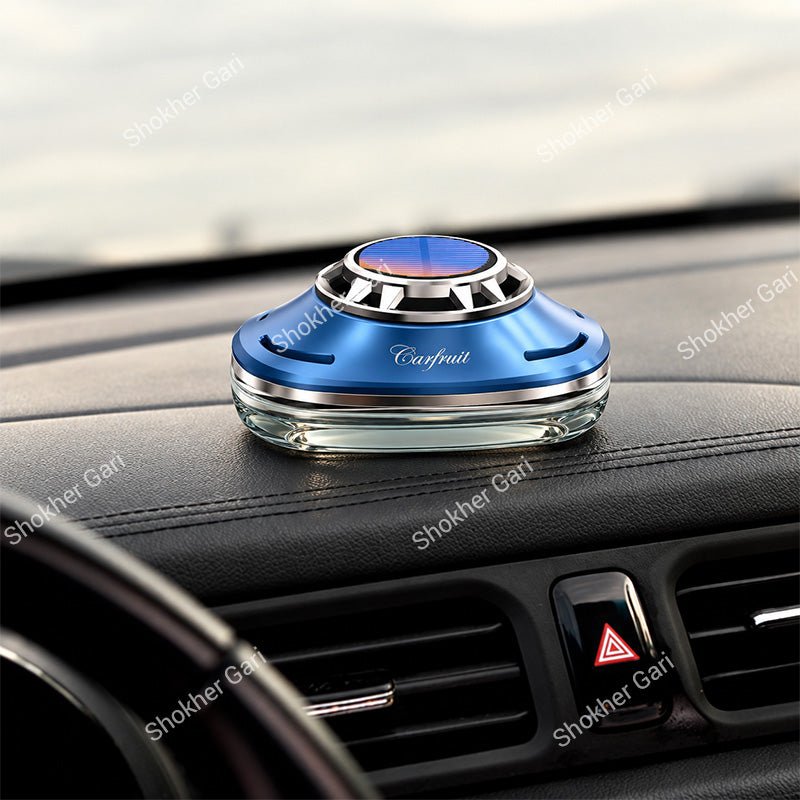 Car  Dashboard Solar Air Freshener with Hidden Parking Number Display