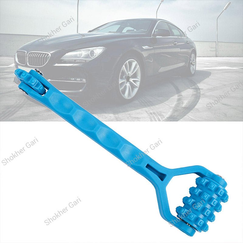 Car Dual Head Sound Deadening Mat Installation Pressure Roller Tool