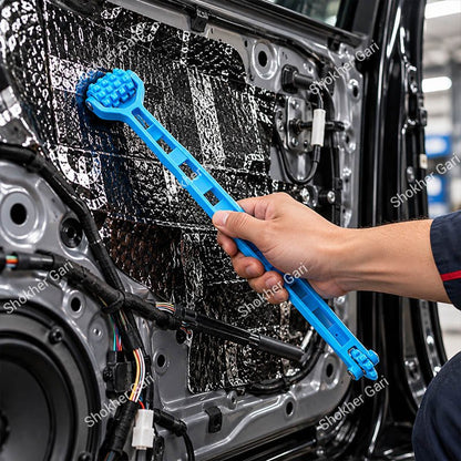 Car Dual Head Sound Deadening Mat Installation Pressure Roller Tool
