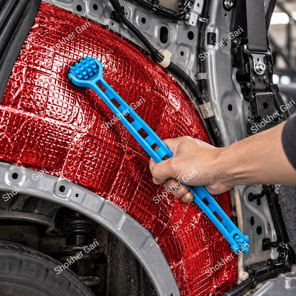 Car Dual Head Sound Deadening Mat Installation Pressure Roller Tool