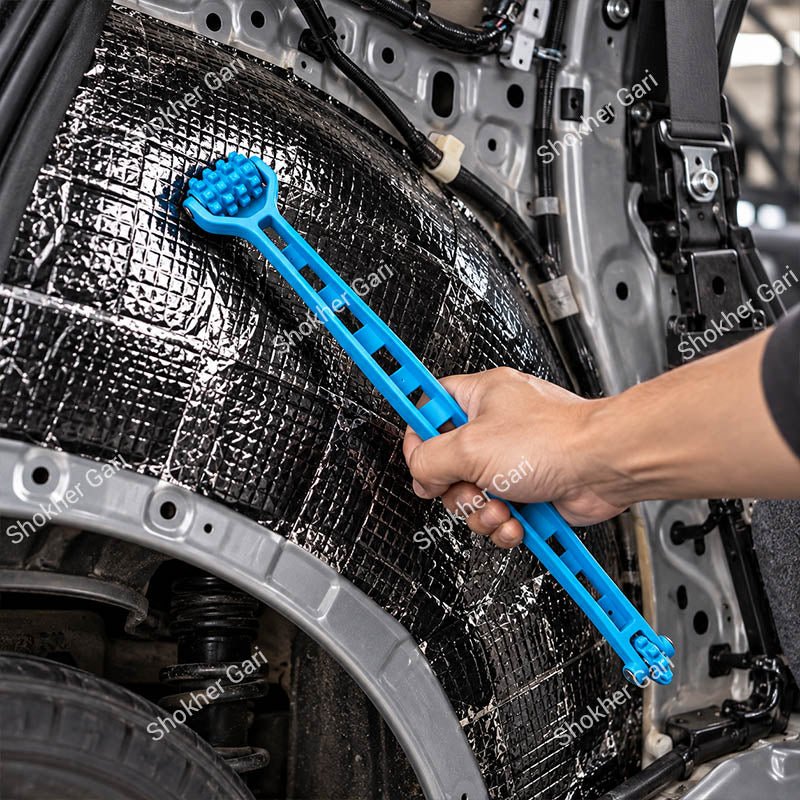 Car Dual Head Sound Deadening Mat Installation Pressure Roller Tool