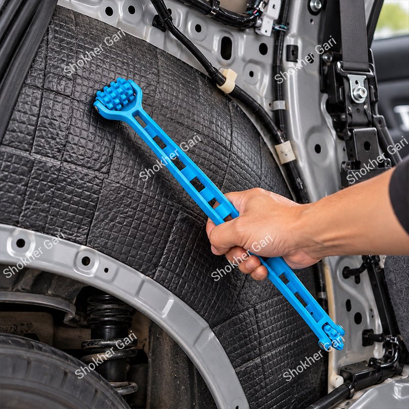 Car Dual Head Sound Deadening Mat Installation Pressure Roller Tool