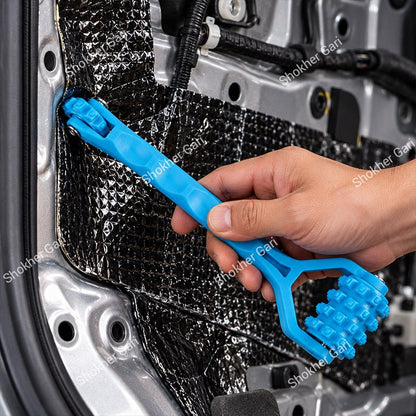 Car Dual Head Sound Deadening Mat Installation Pressure Roller Tool