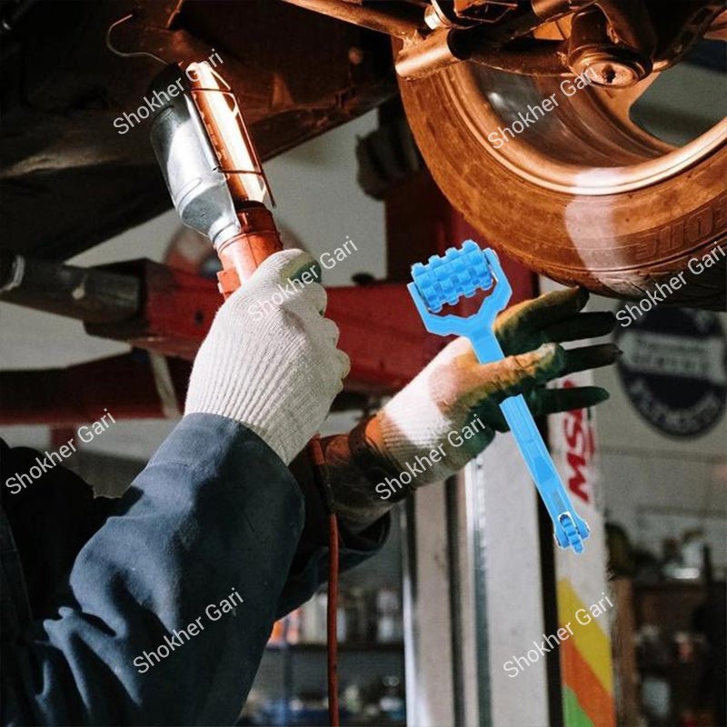 Car Dual Head Sound Deadening Mat Installation Pressure Roller Tool