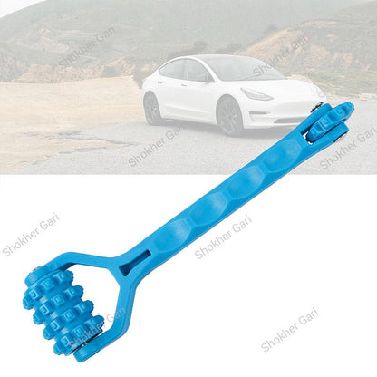 Car Dual Head Sound Deadening Mat Installation Pressure Roller Tool