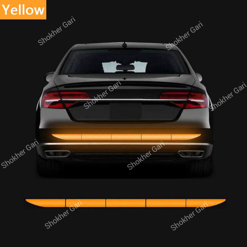 Car High Visibility Reflective Rear Bumper Warning Strip 90CM