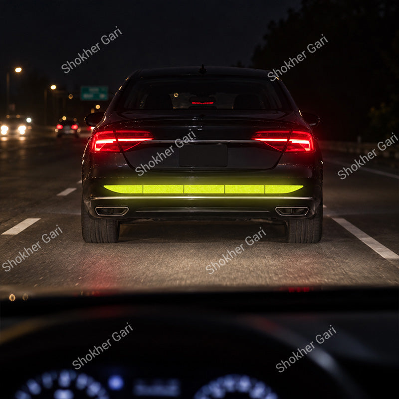 Car High Visibility Reflective Rear Bumper Warning Strip 90CM