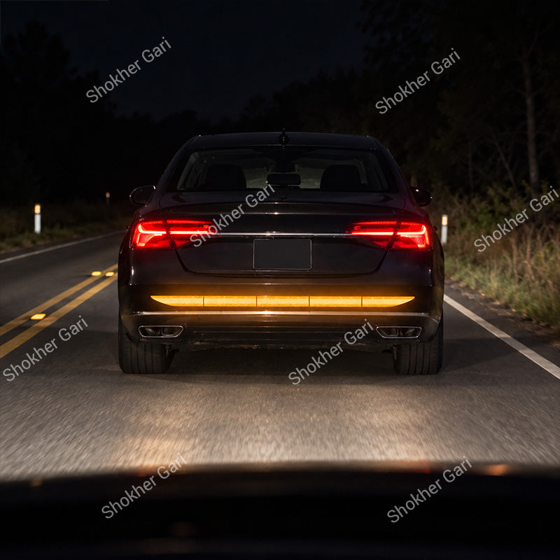 Car High Visibility Reflective Rear Bumper Warning Strip 90CM