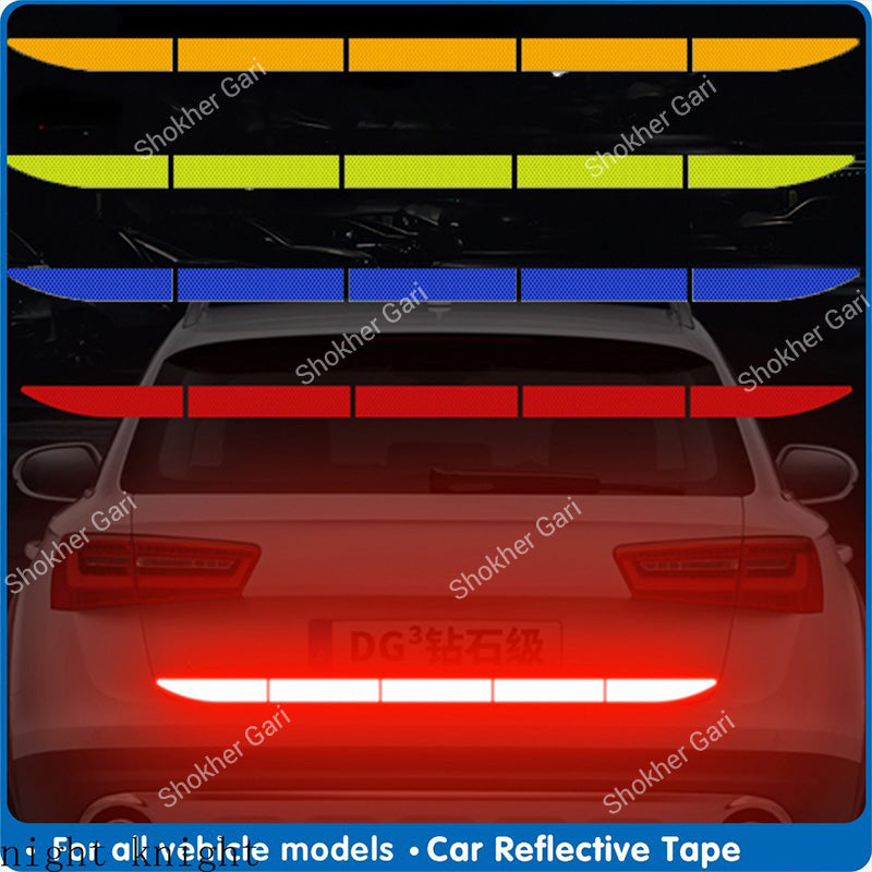 Car High Visibility Reflective Rear Bumper Warning Strip 90CM