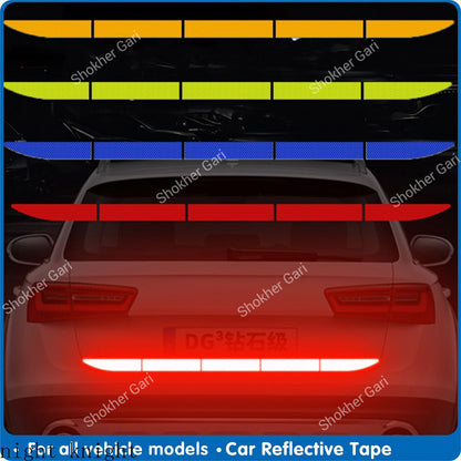 Car High Visibility Reflective Rear Bumper Warning Strip 90CM
