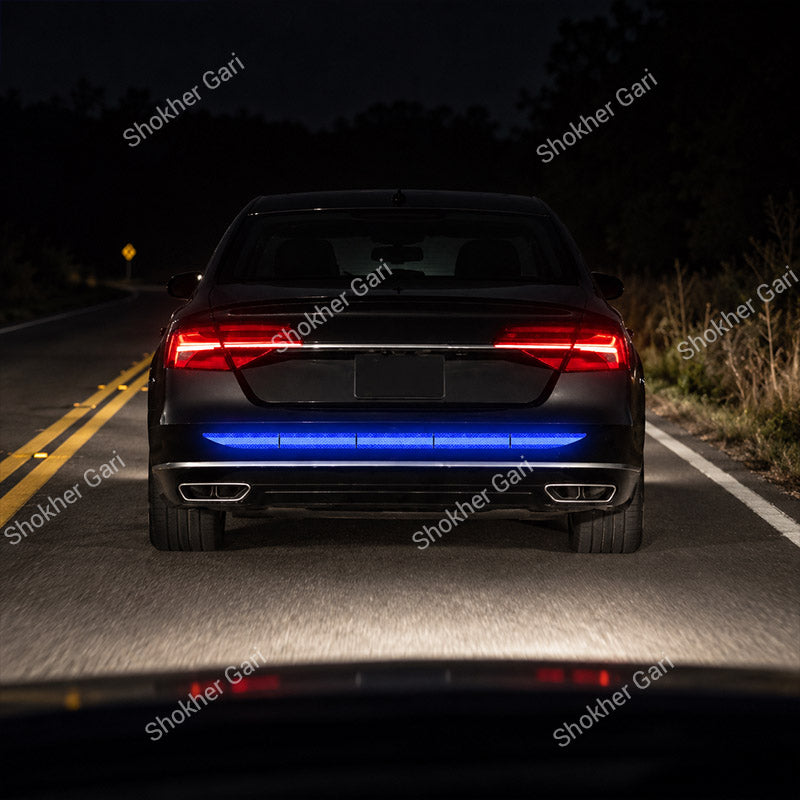 Car High Visibility Reflective Rear Bumper Warning Strip 90CM