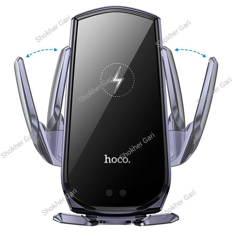 Car HOCO CA202 Plus 15W Smart Wireless Charging Phone Holder