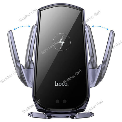 Car HOCO CA202 Plus 15W Smart Wireless Charging Phone Holder