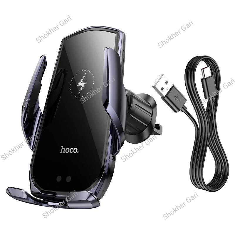 Car HOCO CA202 Plus 15W Smart Wireless Charging Phone Holder