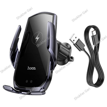 Car HOCO CA202 Plus 15W Smart Wireless Charging Phone Holder