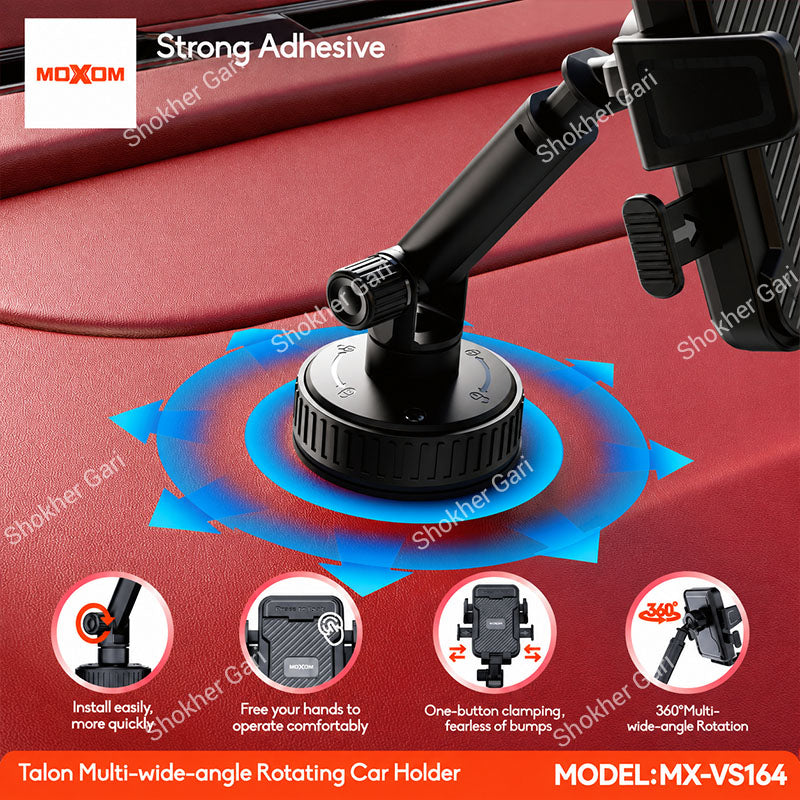 Car MOXOM MX-VS164 360° Rotating Adjustable Dashboard Phone Holder