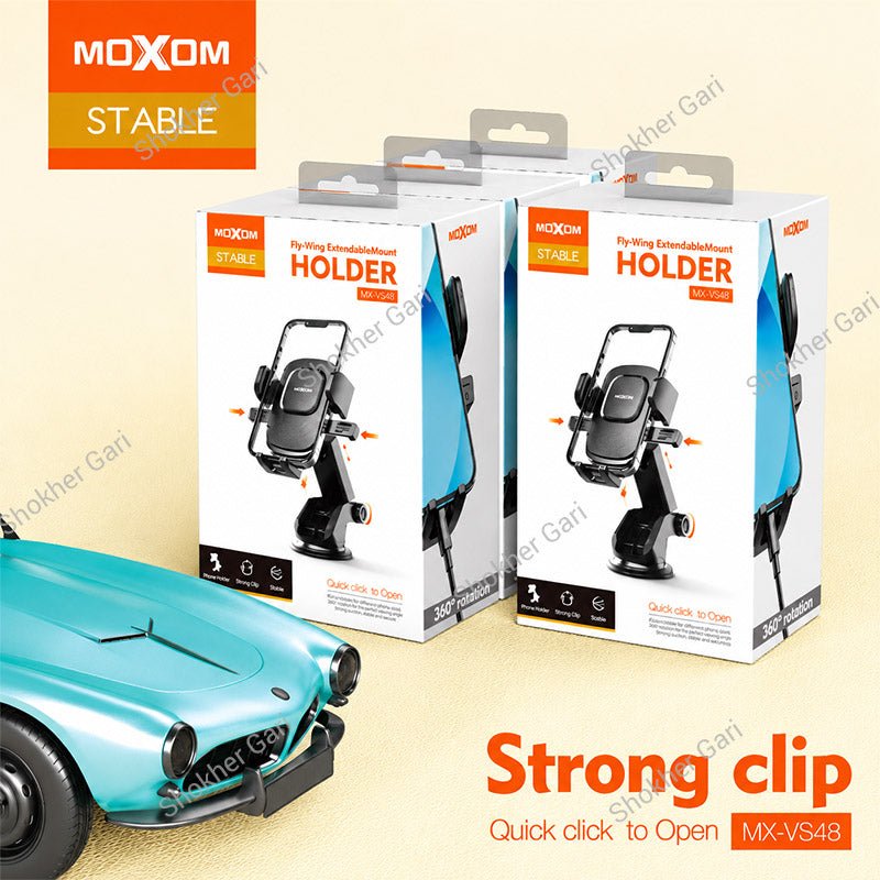 Car MOXOM MX-VS48 Fly-Wing Extendable Strong Clip Mobile Phone Holder