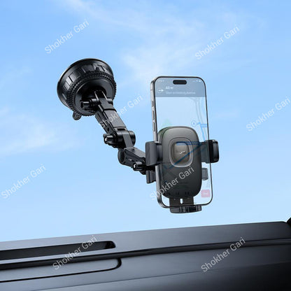 Car Hoco H89 Crown Heavy Duty Suction Cup Mobile Phone Mount