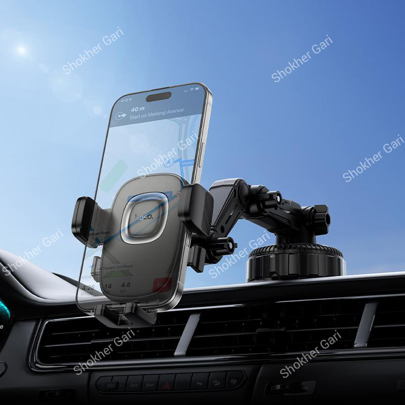 Car Hoco H89 Crown Heavy Duty Suction Cup Mobile Phone Mount