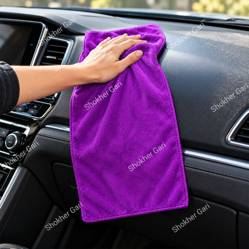 Car Microfiber Cleaning and Drying Towel 30×60cm