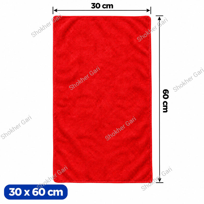 Car Microfiber Cleaning and Drying Towel 30×60cm