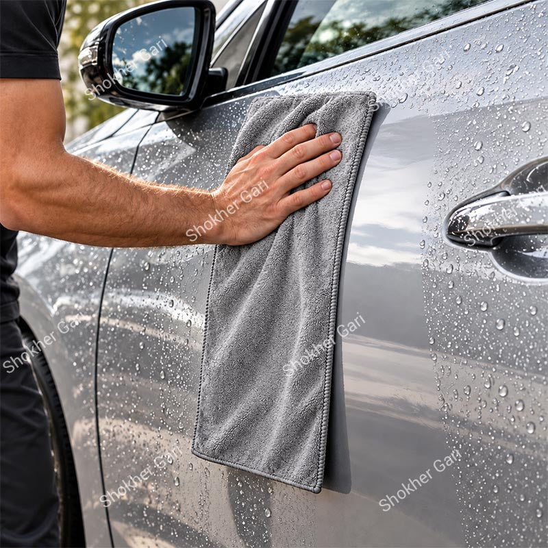 Car Microfiber Cleaning and Drying Towel 30×60cm