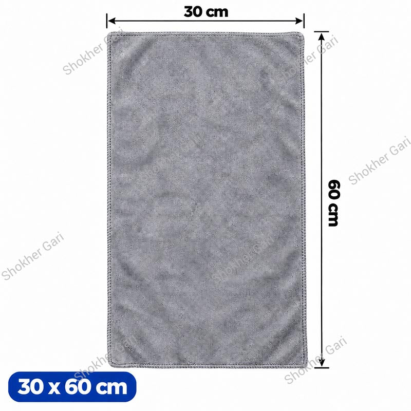 Car Microfiber Cleaning and Drying Towel 30×60cm
