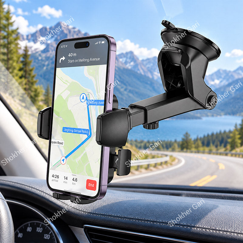 Car Hoco H65 Gamble Adjustable Suction Cup Mobile Holder
