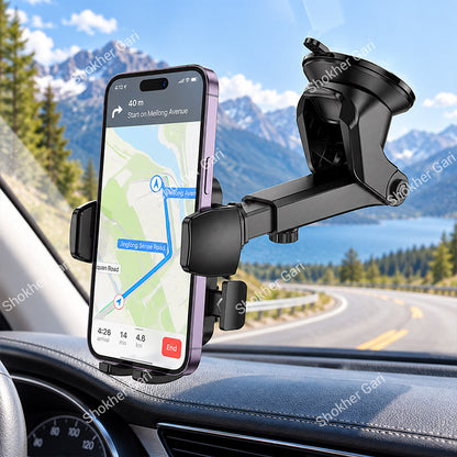 Car Hoco H65 Gamble Adjustable Suction Cup Mobile Holder